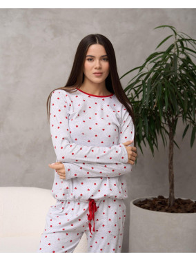 Жіноча трикотажна піжама Love