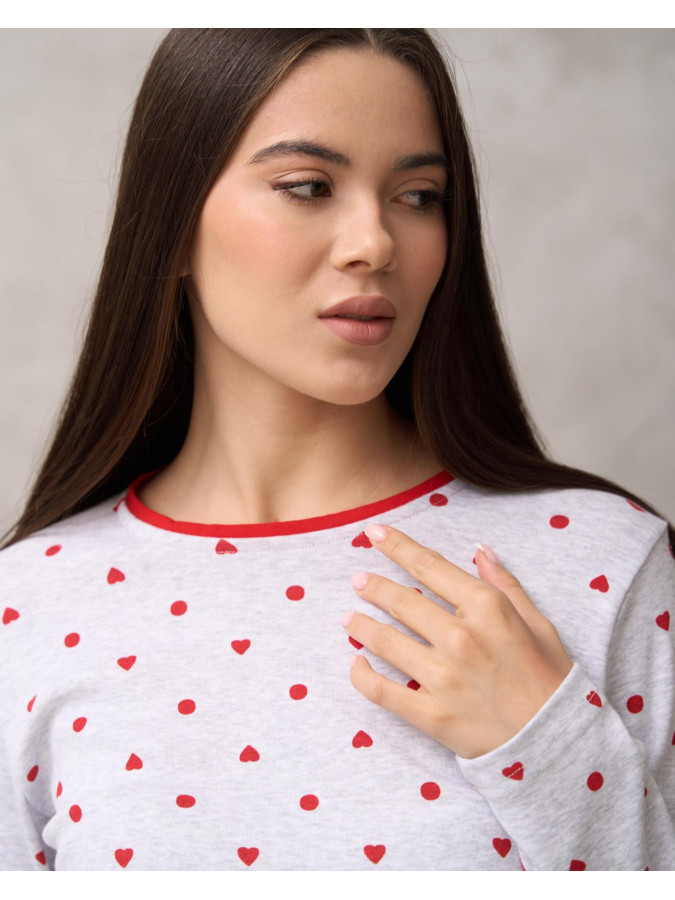 Жіноча трикотажна піжама Love