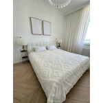 Покривало «Diamond Nordic» 200×220 см, молочний