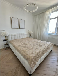 Покривало «Diamond Nordic» 200×220 см, бежевий