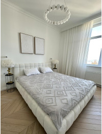 Покривало «Diamond Nordic» 200×220 см, світло-сірий
